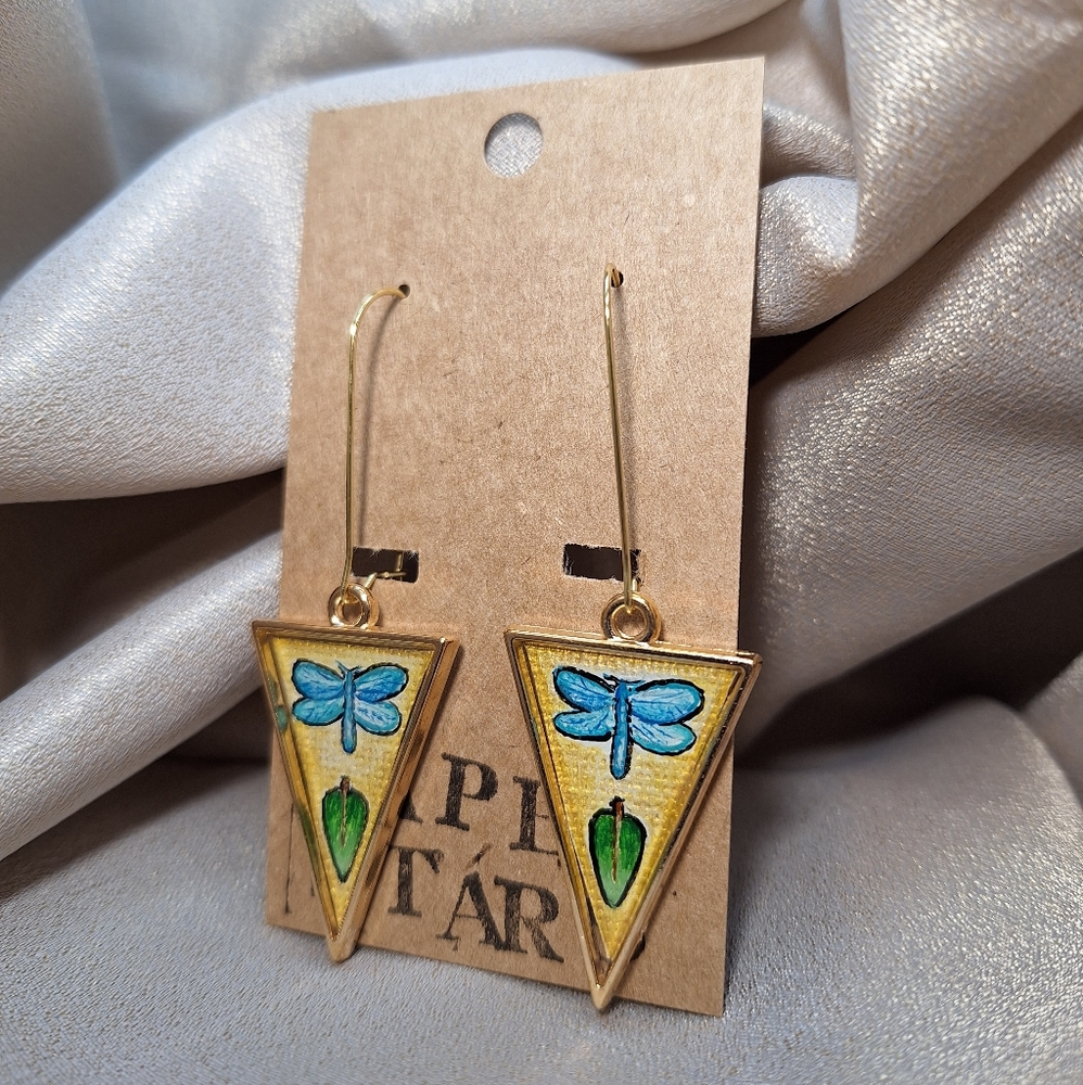 Hand painted earrings